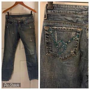 EUC Vintage Bebe Boot Cut Jeans Sz 29 (original owner)